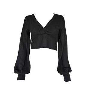 goth cropped sweater top